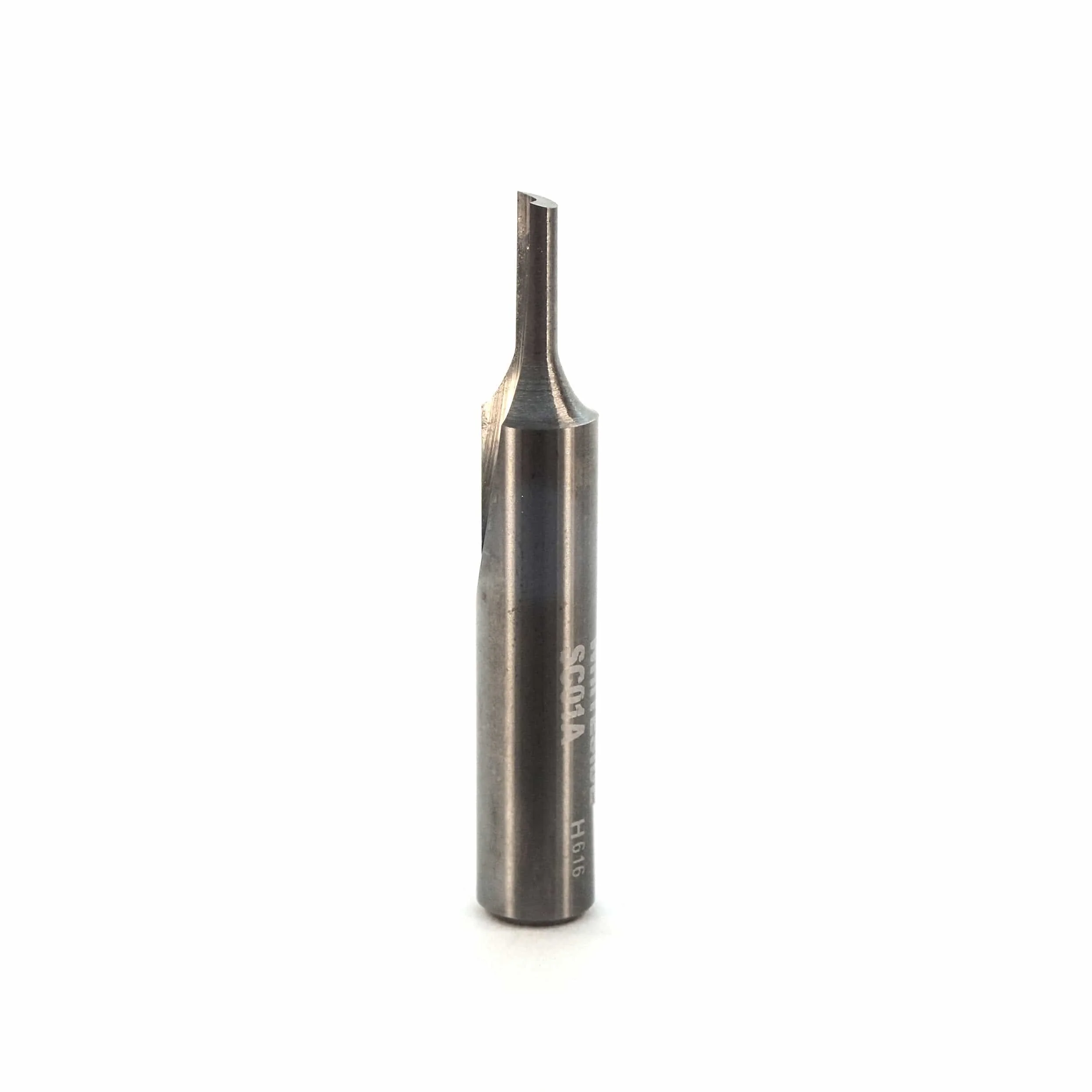 Single Flute Straight Router Bit - Solid Carbide - 1/4" SH - Image 2