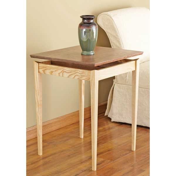 Woodworking Project Paper Plan to Build Floating-top Table