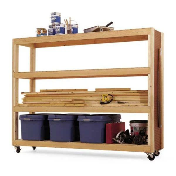 Woodworking Project Paper Plan to Build Mobile Storage