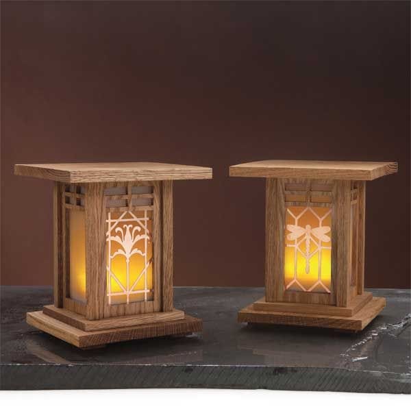 Arts & Crafts Luminaries - Downloadable Plan