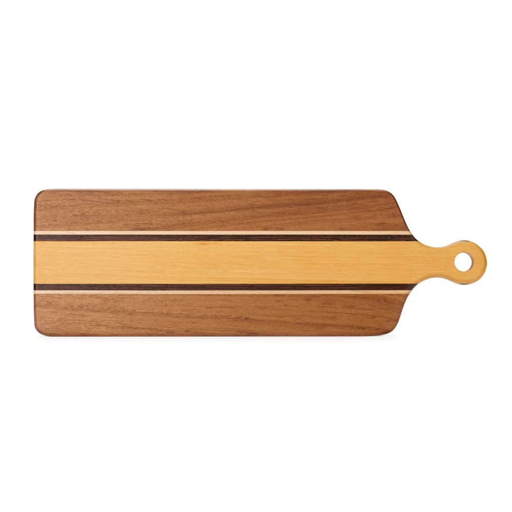 Road Runner Charcuterie Board Kit - 3/4" x 5-1/4" x 16" - Canalete, Kimboto, Maple, & Wenge - Image 2