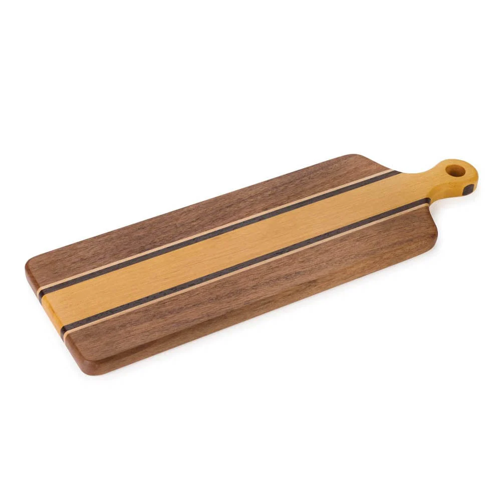 Road Runner Charcuterie Board Kit - 3/4" x 5-1/4" x 16" - Canalete, Kimboto, Maple, & Wenge - Image 3