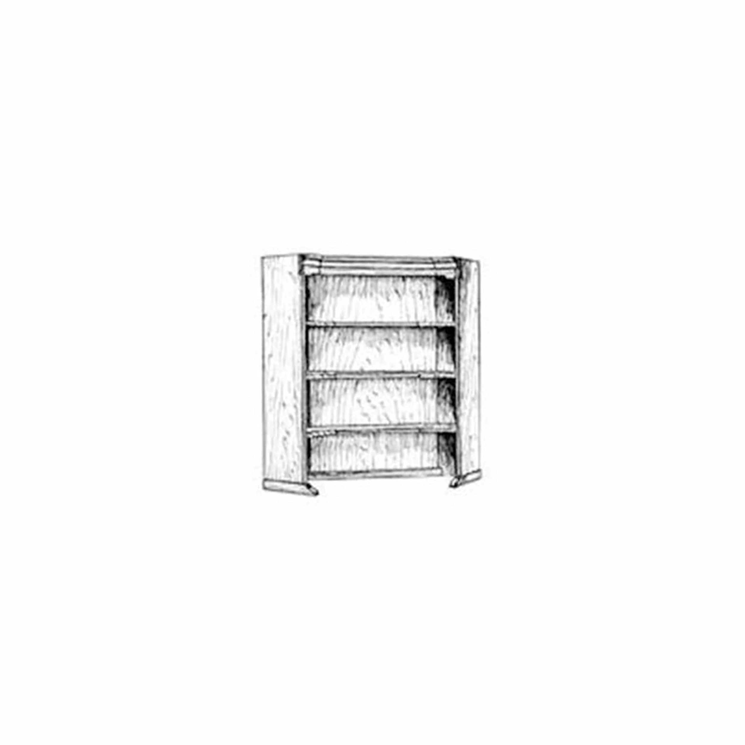 Woodworking Project Paper Plan to Build Corner Bookshelf