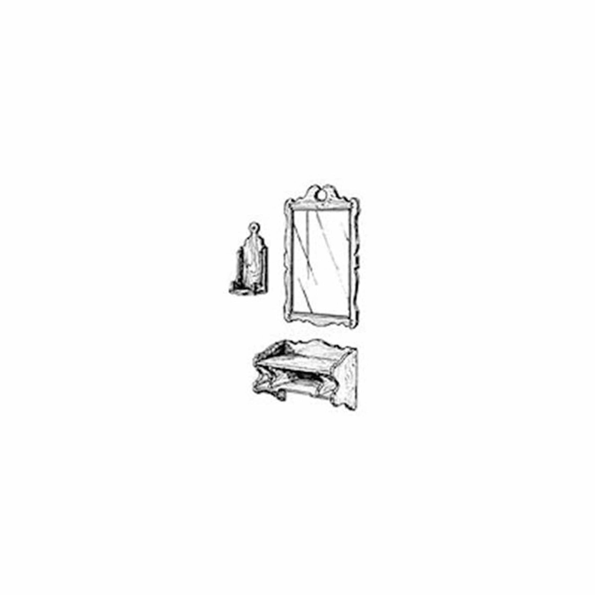 Woodworking Project Paper Plan to Build Mirror, Candle Shelf, Organizer