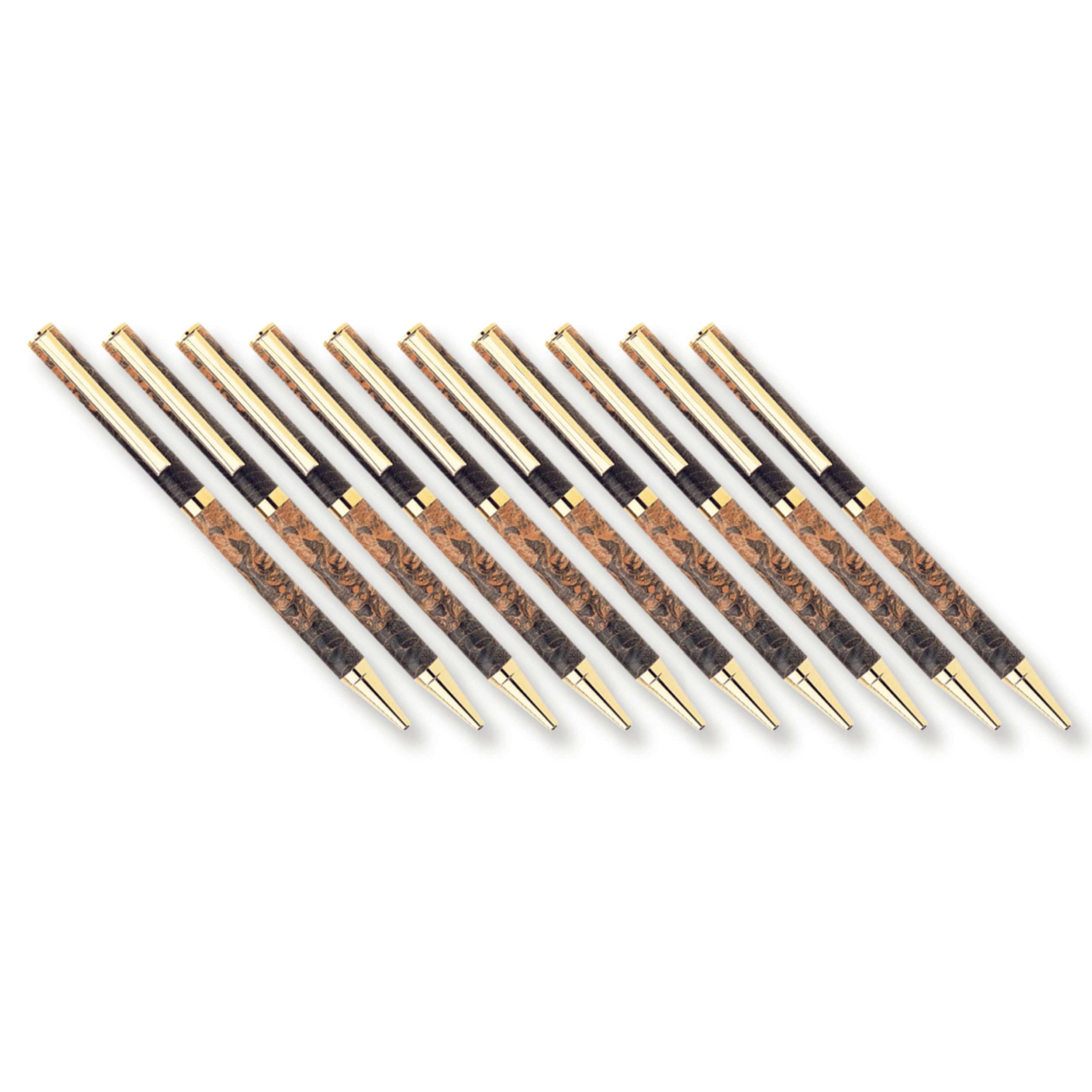7 mm Slim Style Solid Clip Ballpoint Pen Kit - Image 3