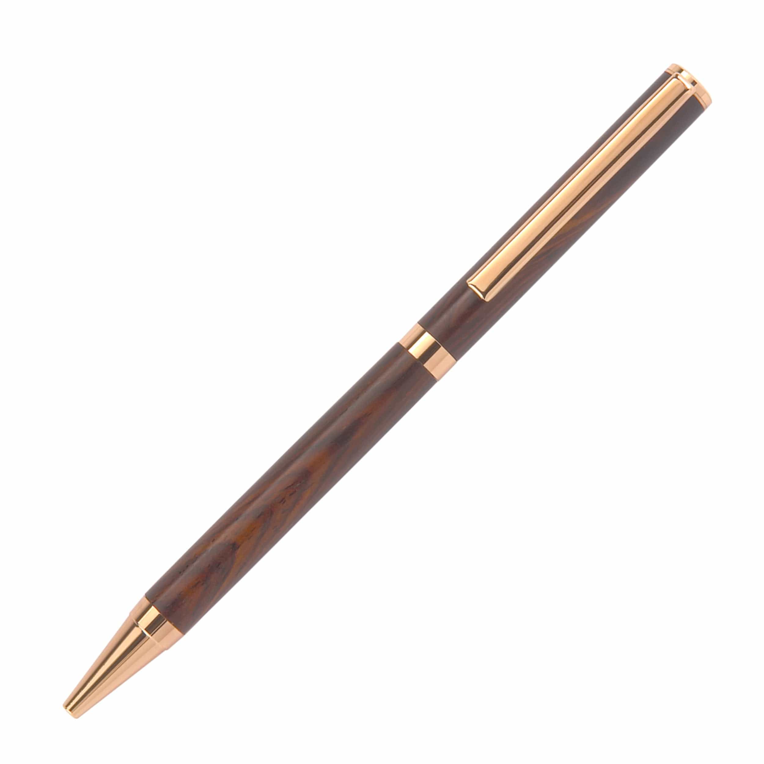 7 mm Slim Style Solid Clip Ballpoint Pen Kit - Image 4