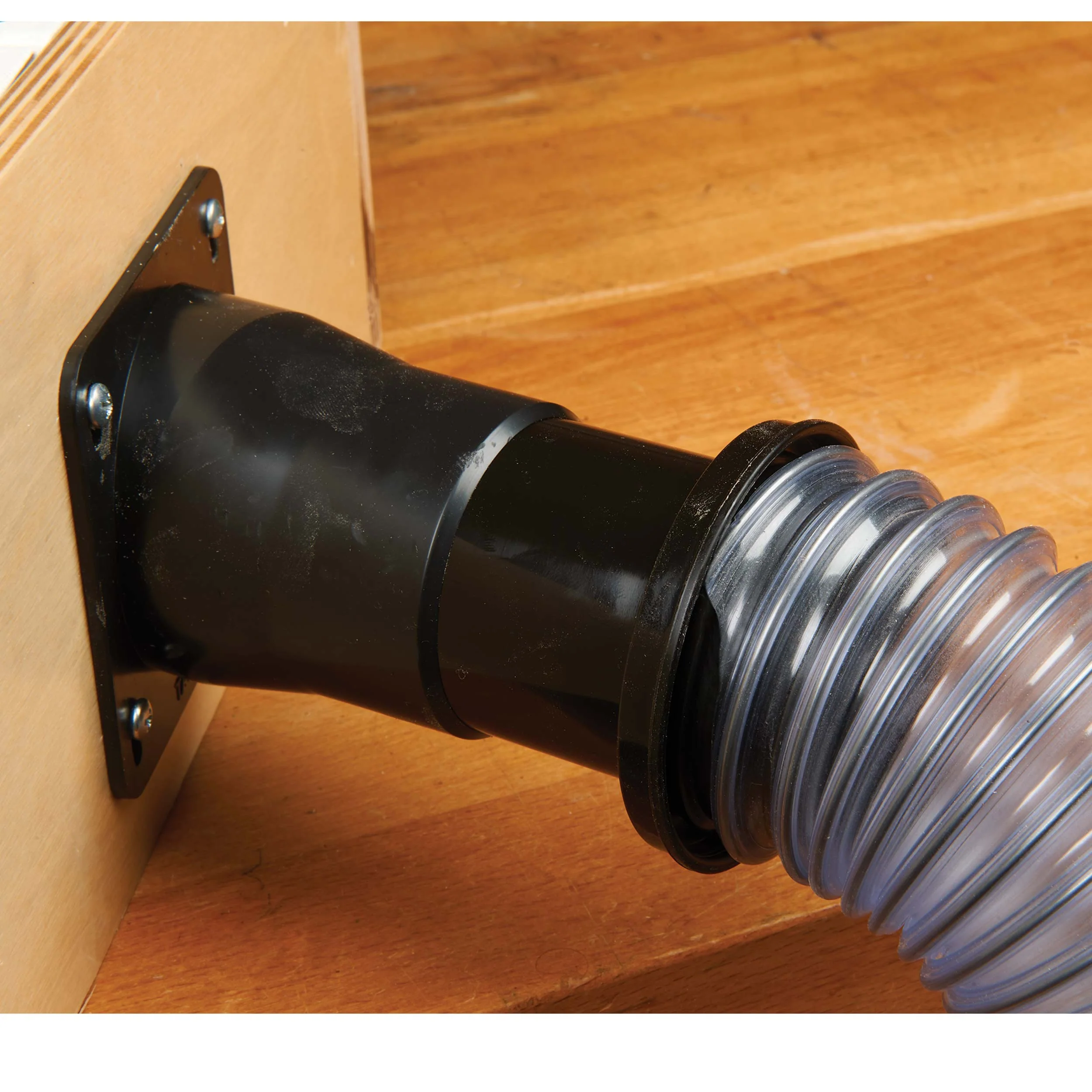 ABS Hose End - Dust Collection Fitting - 2-1/2" Diameter - Image 2