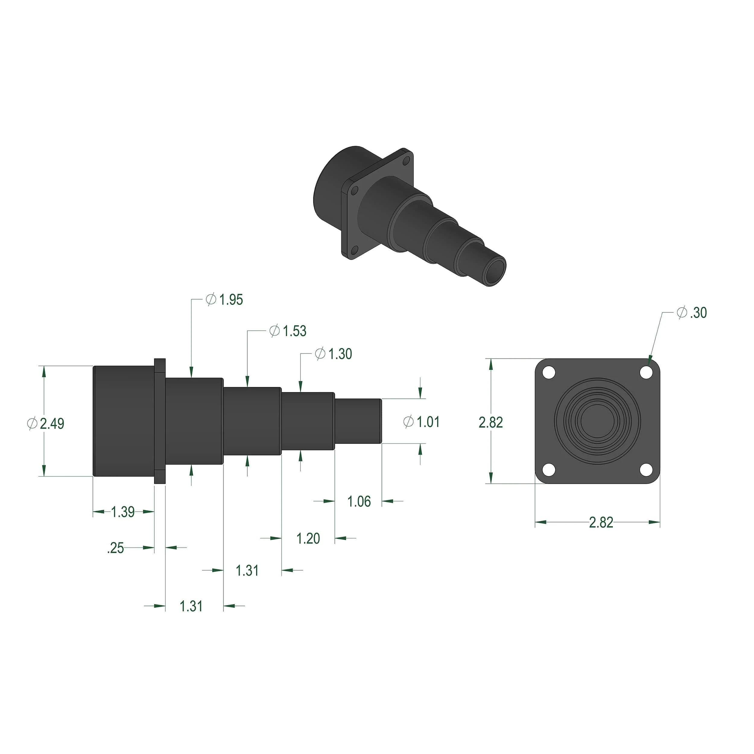 Universal Tool Adapter Dust Collection Fitting - Image 3