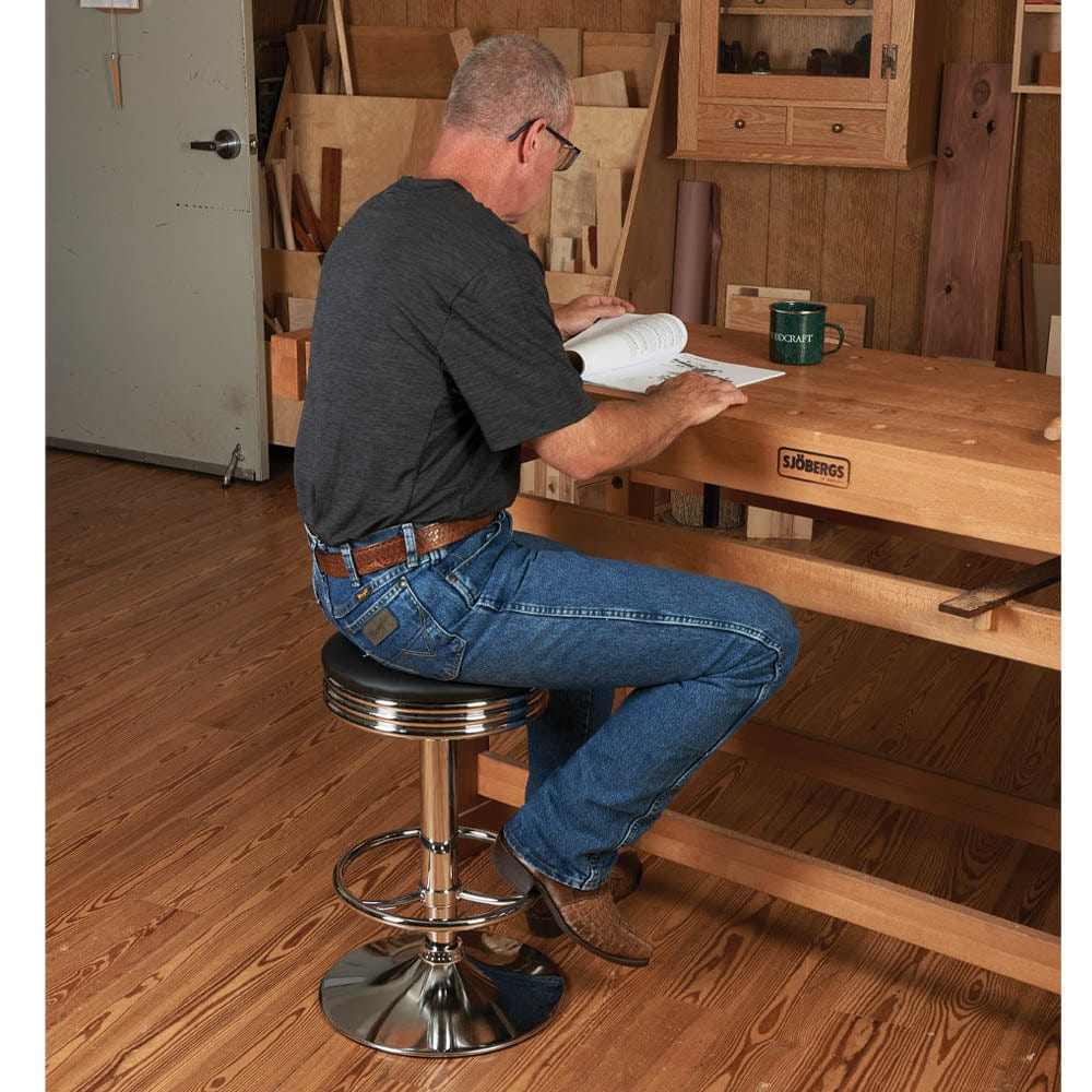 Retro Shop Stool - Adjustable - Image 5