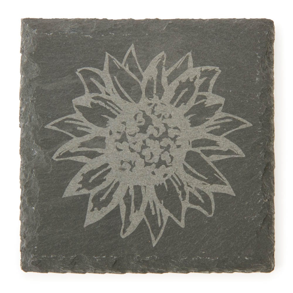Engravable Slate Coasters - 4 Piece - Image 4